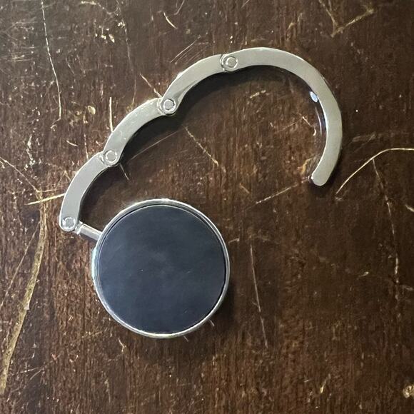 Black Rhinestone Table Purse Hook - Picture 4 of 4